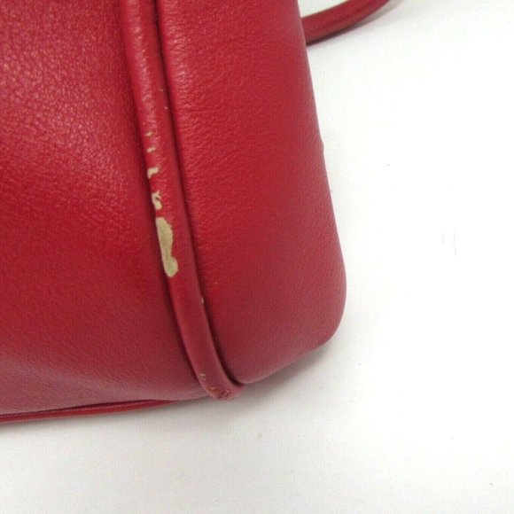 FIORELLI DOUBLE COMPARTMENT LARGE RED WOMEN'S 13" x 8" HANDBAG DOUBLE HANDLES - Picture 4 of 7